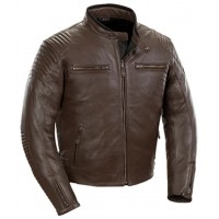AI-13003 Men’s Sprint  Brown Leather Jacket